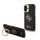 Guess PU Grained 4G Logo Stand Camera Frame tok iPhone 16 fekete