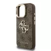 Guess PU 4G Metal Logo álló fliptok iPhone 15 Pro Barna tok-3666339469313 5 kép
