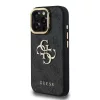 Guess PU 4G Metal Logo Stand Camera Frame iPhone 15 Pro Max fekete tok-3666339469382 2 kép