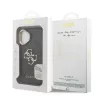  iPhone 16 Fekete Guess PU 4G Metal Logo Állvány Kamerakeret tok-3666339469399 7 kép