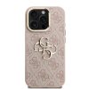 Guess PU 4G Metal Logo Stand Camera Frame Tok iPhone 15 Pro Pink-3666339469498 3 kép