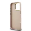  iPhone 16 Pro Pink Guess PU 4G Fém Logós Állványos Kamera Keret T-3666339469535 6 kép