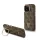  iPhone 16 Pro barna Guess PU 4G Strass Háromszög Logo Állvány Kam-3666339469658 1 kép