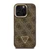  iPhone 16 Pro barna Guess PU 4G Strass Háromszög Logo Állvány Kam-3666339469658 3 kép