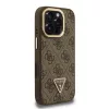  iPhone 16 Pro barna Guess PU 4G Strass Háromszög Logo Állvány Kam-3666339469658 4 kép
