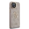 Guess PU 4G Metal Logo Stand Camera Frame tok iPhone 15 Pink-3666339469979 4 kép