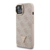 Guess PU 4G Strass Triangle Logo Stand Kamera Keret MagSafe iPhone 15 -3666339470128 2 kép