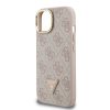 Guess PU 4G Strass Triangle Logo Stand Kamera Keret MagSafe iPhone 15 -3666339470128 5 kép