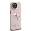 Guess PU Grained 4G Logo Stand Camera Frame tok iPhone 14 Pink-3666339470173 7 kép