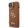 Guess PU Szemcsés 4G Logós Álló Kamera Keretes tok iPhone 15-höz -3666339470210 2 kép