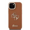 Guess PU Szemcsés 4G Logós Álló Kamera Keretes tok iPhone 15-höz -3666339470210 3 kép
