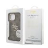 Guess PU 4G Fém Logós Állvány Kamerakerettel iPhone 15 barna tok-3666339470265 7 kép