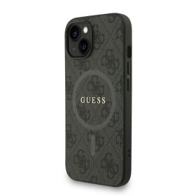  Apple iPhone 13 Guess PU Bőr 4G Színes Gyűrűs Szíj MagSafe tok-3666339474942 2 kép