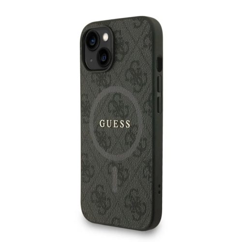  Apple iPhone 13 Guess PU Bőr 4G Színes Gyűrűs Szíj MagSafe tok-3666339474942 2 kép