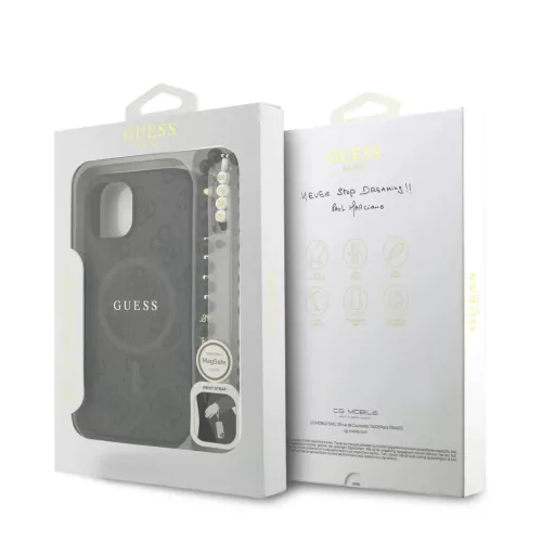 Guess PU bőrből készült 4G színes pántos MagSafe tok iPhone 15 f-3666339475000 7 kép