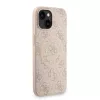  iPhone 14 Rózsaszín Guess PU bőrből készült 4G színes gyűrűv-3666339475253 3 kép