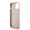  iPhone 14 Rózsaszín Guess PU bőrből készült 4G színes gyűrűv-3666339475253 5 kép