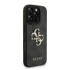 Guess PU 4G Fém Logó Pántos Tok iPhone 16 Pro Max Fekete tok-3666339475918 3 kép