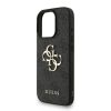 Guess PU 4G Fém Logó Pántos Tok iPhone 16 Pro Max Fekete tok-3666339475918 4 kép