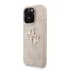  iPhone 16 Pro Max rózsaszín Guess PU 4G Fém Logós Szíjjal tok-3666339476199 2 kép
