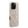 Guess PU 4G Fém Logós Szíjjal iPhone 16 Pro Max rózsaszín tok-3666339476199 3 kép
