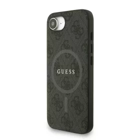  iPhone 16e/17e Fekete Guess PU Bőr 4G Színes Gyűrűs Pánt MagSafe-3666339477141 2 kép