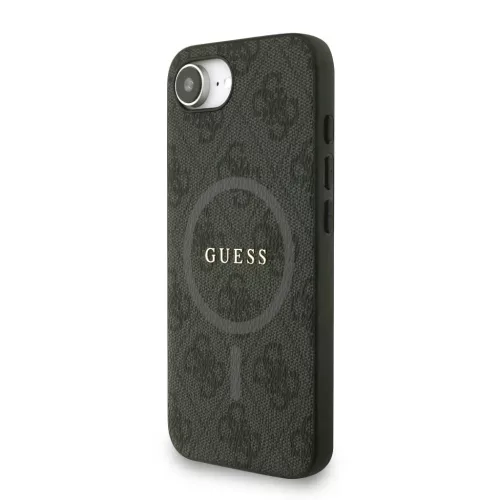  iPhone 16e/17e Fekete Guess PU Bőr 4G Színes Gyűrűs Pánt MagSafe-3666339477141 2 kép