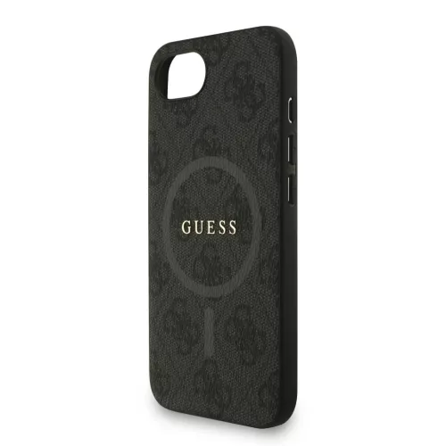  iPhone 16e/17e Fekete Guess PU Bőr 4G Színes Gyűrűs Pánt MagSafe-3666339477141 4 kép