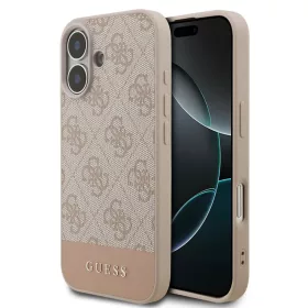  iPhone 17 Pink Guess PU 4G Stripe tok