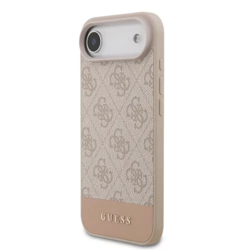  iPhone 17 Air Pink Guess PU 4G Stripe tok-3666339491697 2 kép