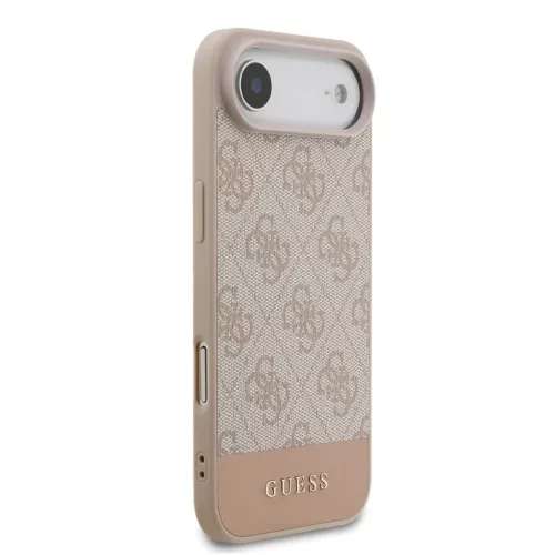 iPhone 17 Air Pink Guess PU 4G Stripe tok-3666339491697 4 kép