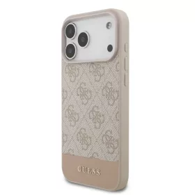  iPhone 17 Pro Max Pink Guess PU 4G Stripe tok-3666339491710 2 kép