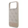  iPhone 17 Pro Max Pink Guess PU 4G Stripe tok-3666339491710 5 kép