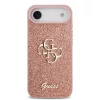  iPhone 17 Air Pink Guess PU Fixed Glitter 4G Metal Logo tok-3666339492052 3 kép