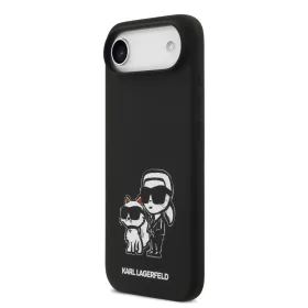  iPhone 17 Air Fekete Karl Lagerfeld Liquid Silicone K&CH Sketch MagSa-3666339497781 2 kép