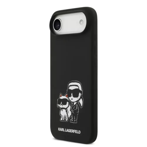  iPhone 17 Air Fekete Karl Lagerfeld Liquid Silicone K&CH Sketch MagSa-3666339497781 2 kép