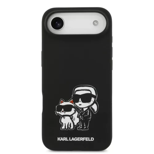  iPhone 17 Air Fekete Karl Lagerfeld Liquid Silicone K&CH Sketch MagSa-3666339497781 3 kép