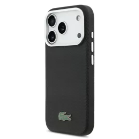  iPhone 17 Pro Max fekete Lacoste Iconic Petit Pique Metal Logo MagSaf-3666339511425 2 kép