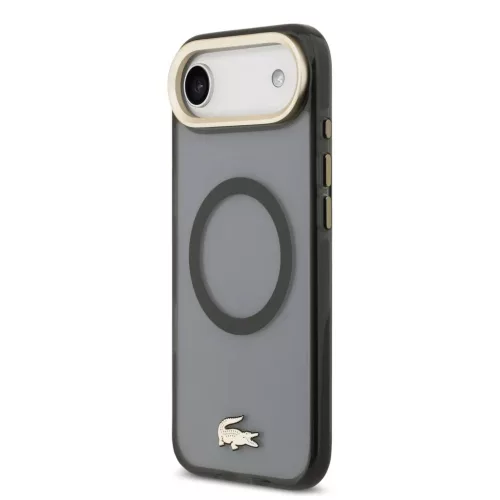 iPhone 17 Air Fekete Lacoste PC/TPU Matt Felület Arany Logós MagSaf-3666339512361 2 kép