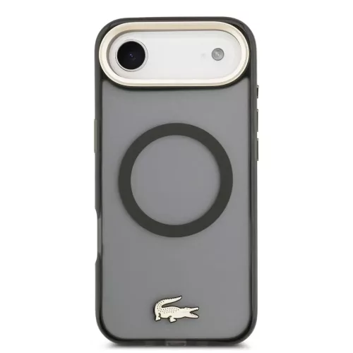  iPhone 17 Air Fekete Lacoste PC/TPU Matt Felület Arany Logós MagSaf-3666339512361 3 kép