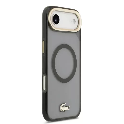  iPhone 17 Air Fekete Lacoste PC/TPU Matt Felület Arany Logós MagSaf-3666339512361 4 kép