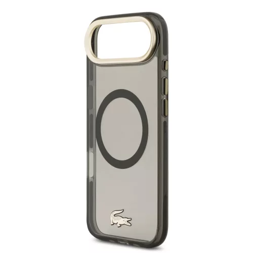  iPhone 17 Air Fekete Lacoste PC/TPU Matt Felület Arany Logós MagSaf-3666339512361 5 kép