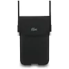 Lacoste PVC Iconic Petit Pique Metal Logo Phone Pouch XL Black tok-3666339513832 1 kép