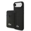  iPhone 17 Air fekete Lacoste Iconic Petit Pique MagSafe tok + pénztárca