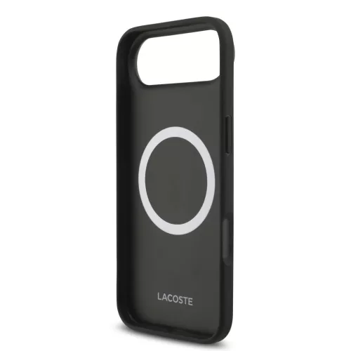  iPhone 17 Air fekete Lacoste Iconic Petit Pique MagSafe tok + pénzt�-3666339513986 5 kép