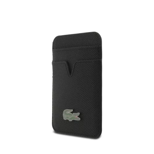  iPhone 17 Air fekete Lacoste Iconic Petit Pique MagSafe tok + pénzt�-3666339513986 6 kép