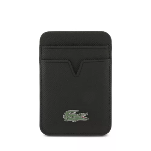  iPhone 17 Air fekete Lacoste Iconic Petit Pique MagSafe tok + pénzt�-3666339513986 7 kép