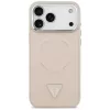  iPhone 17 Pro Max Pink Guess PU bőr háromszög logós MagSafe tok-3666339515386 3 kép