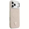  iPhone 17 Pro Max Pink Guess PU bőr háromszög logós MagSafe tok-3666339515386 4 kép