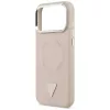  iPhone 17 Pro Max Pink Guess PU bőr háromszög logós MagSafe tok-3666339515386 6 kép